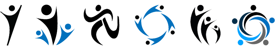 Logotipo genérico: cómo detectarlos y evitarlos - logotipos humanoides abstractos genéricos