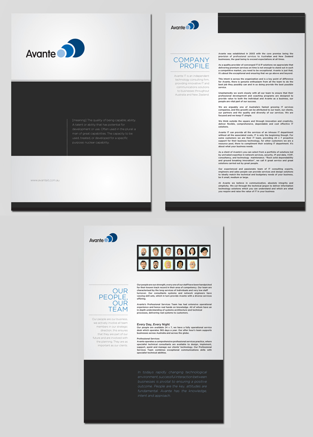 Avant Company Brochure