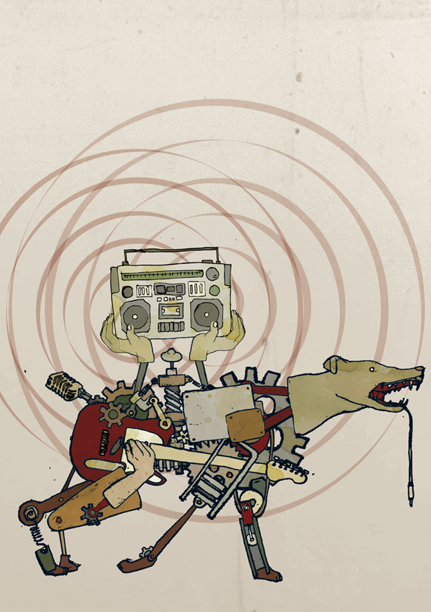 Artsy Music Magazine Cover