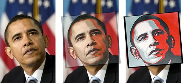 Shepard Fairey "HOPE" controversy