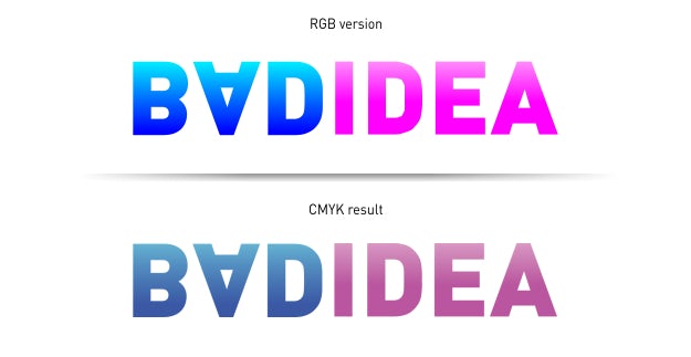 RGB vs CMYK