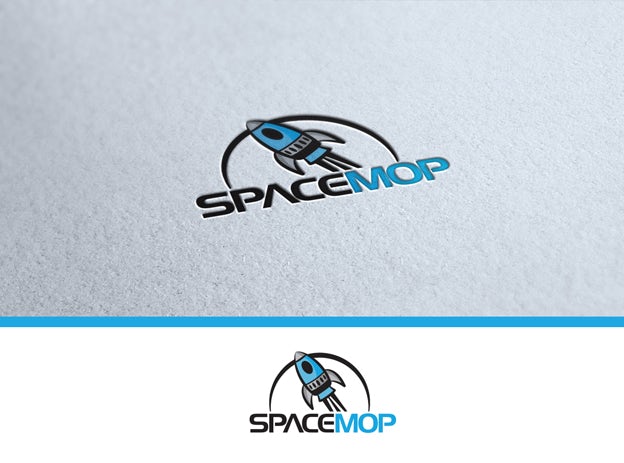Spacemop logo design Spacemop logo design