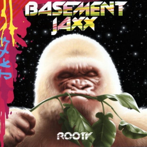 Basement Jaxx - Rooty electronic music album art: basement jaxx