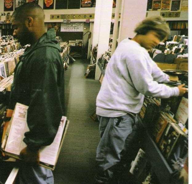 DJ Shadow Endtroducing cover electronic music album art