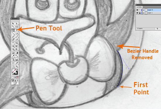 Remove Bezier Handle