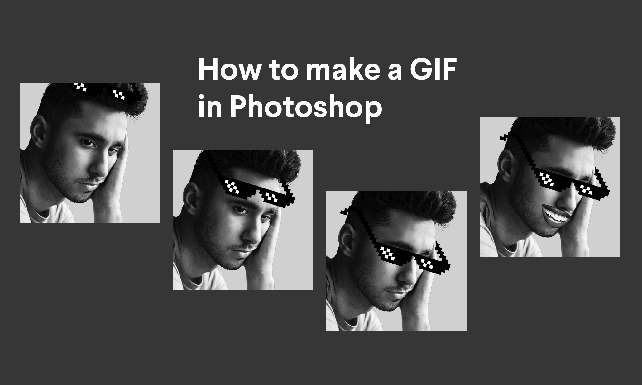 How to create a flashing animated GIF using Photoshop