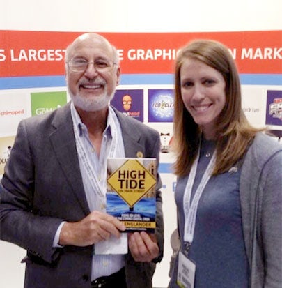 John Englander with 99designs’ Jessica Hill