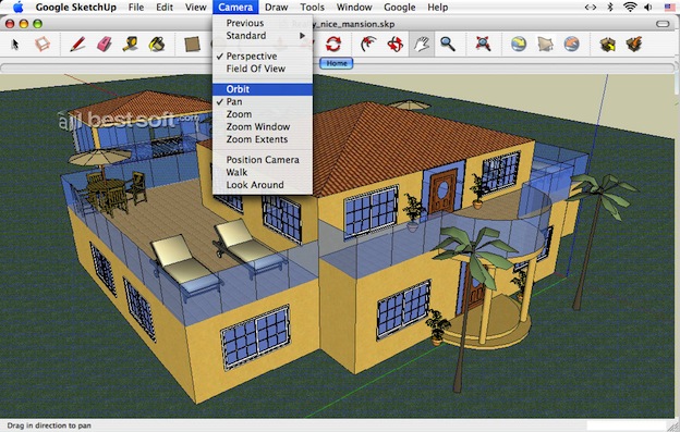 how to resize objects from the 3d warehouse in google sketchup