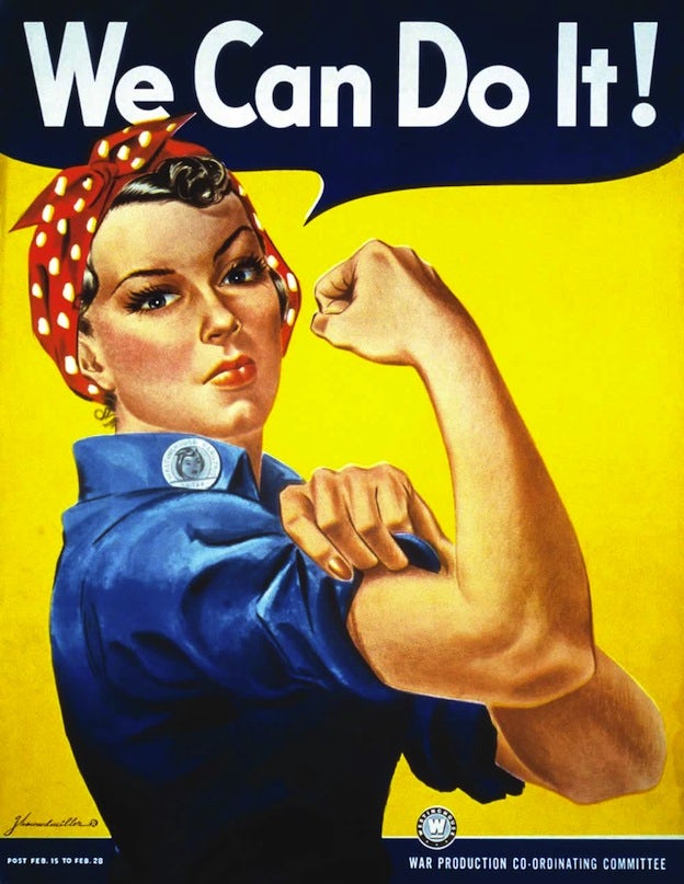"We Can Do It" famous poster