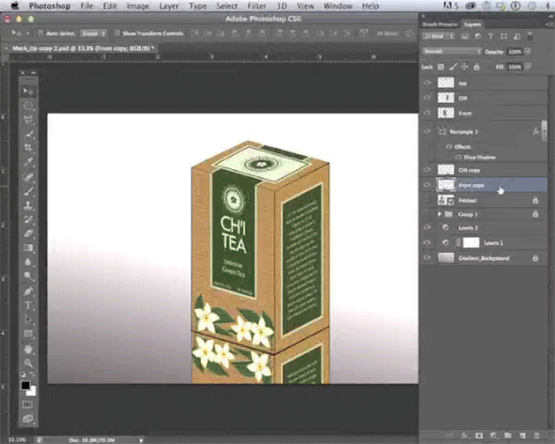 Tutorial: Make a 3D mockup of a box in photoshop