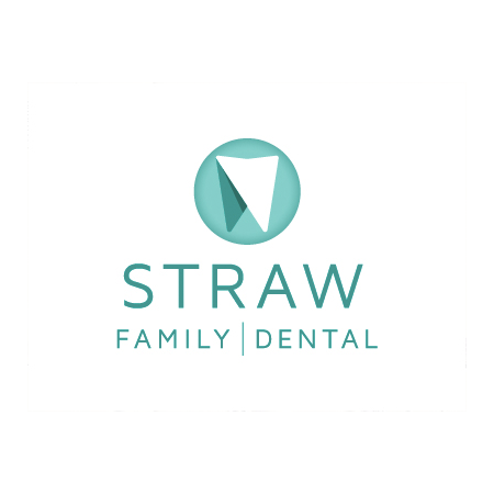 straw family dental logo