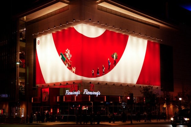 Target logo billboard