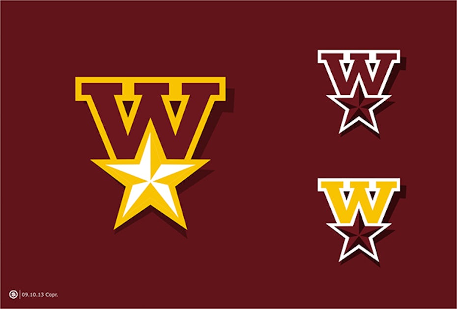 Logopond - Logo, Brand & Identity Inspiration (Washington Redskins  conceptual design)