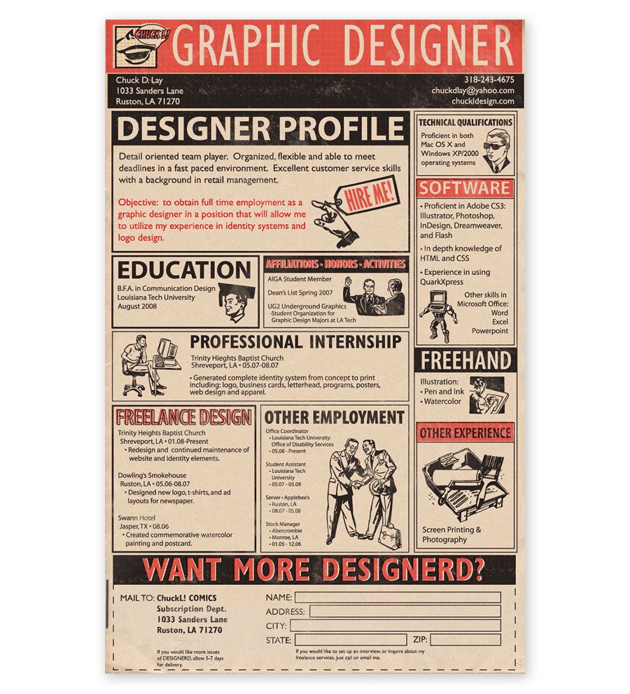 graphic designer resume