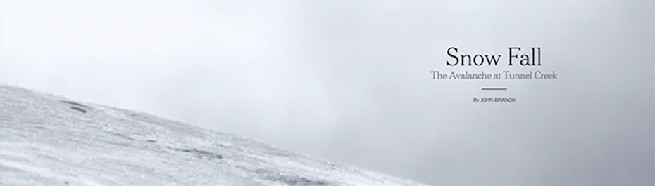 Trend report: the best and worst of 'Snowfall' design - Designer Blog