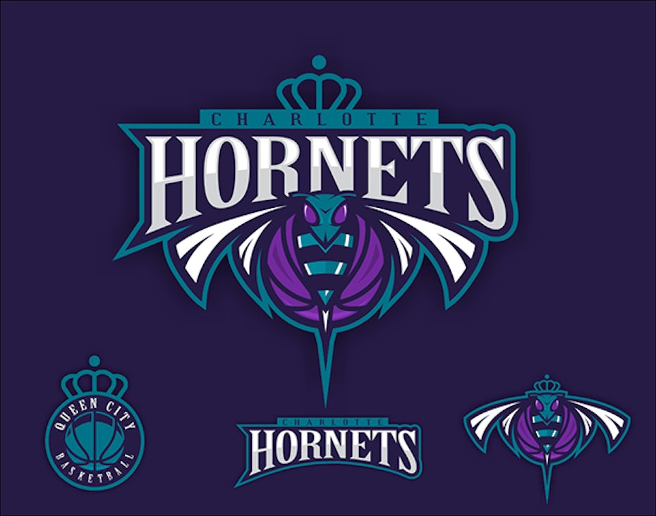 New Orleans Hornets Alternate Logo