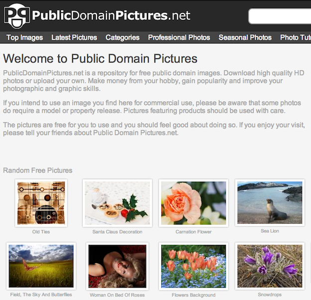free public domain images websites publicdomainpictures.net