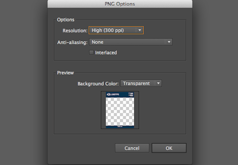Make a Text-Only PNG with a Transparent Background for Printing