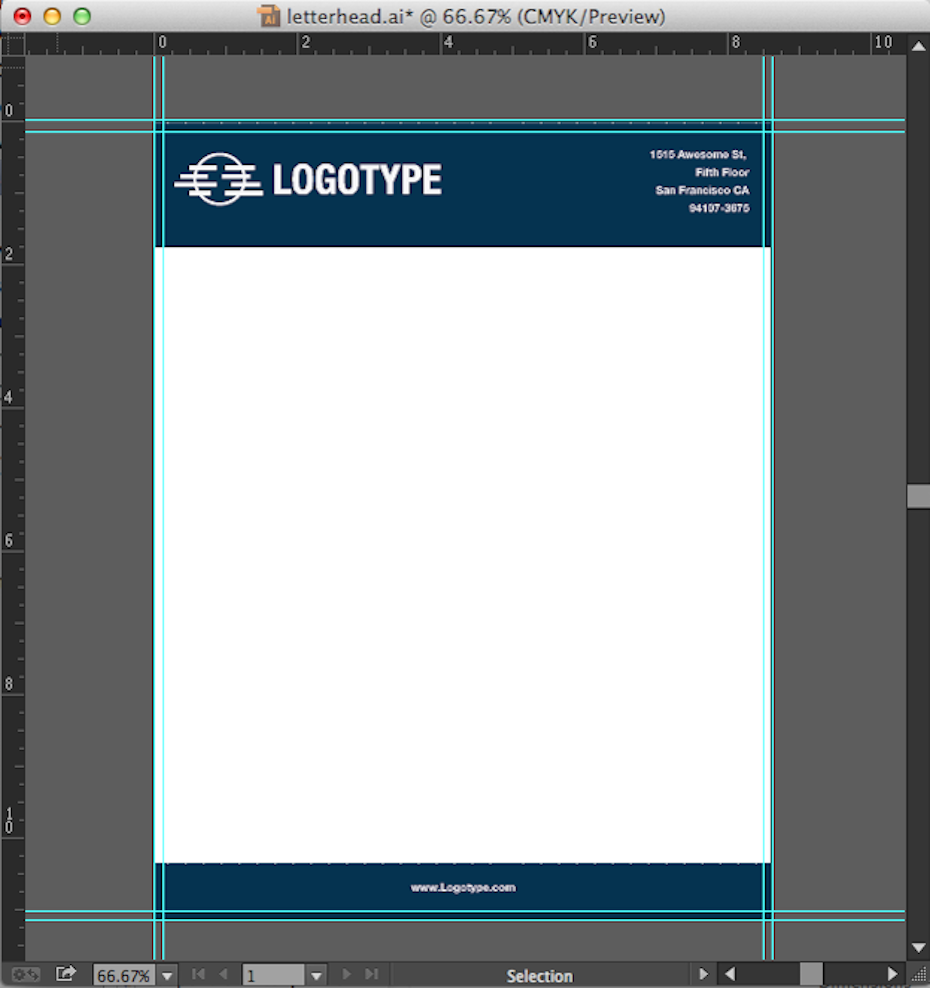 Convert your original design into a Microsoft Word letterhead template