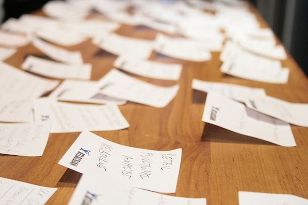 Card Sorting Exercise, by CannedTuna on Flickr