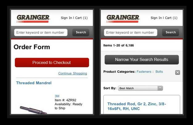 App design for Grainger