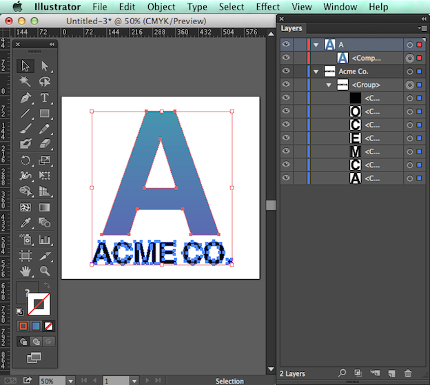 creating a logo in illustrator