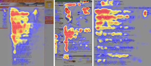 patrones de escaneo de página de jerarquía visual