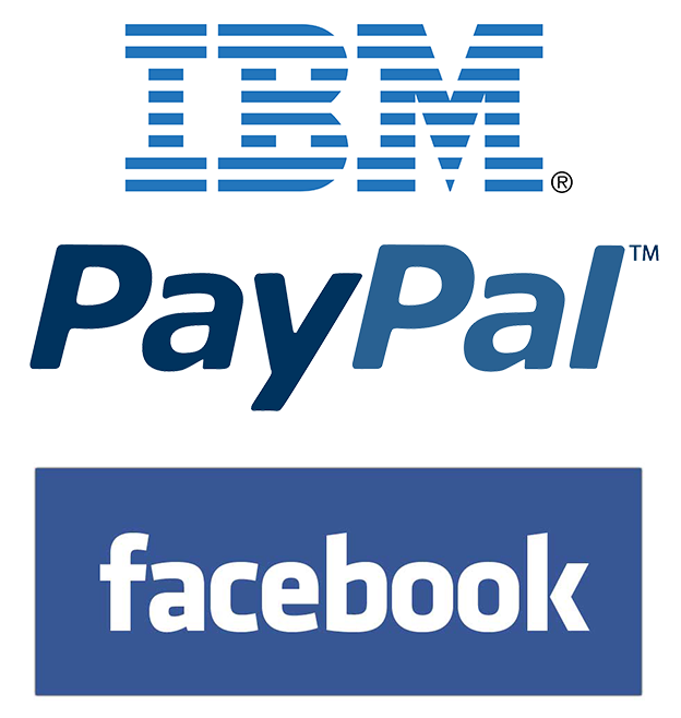 blue logos