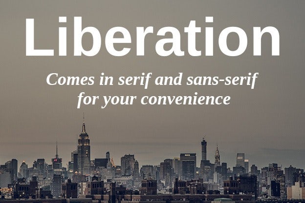 Pair typefaces: Concordance