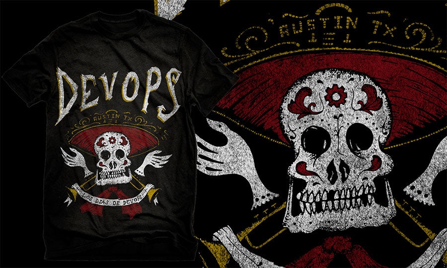 day of the dead t-shirt