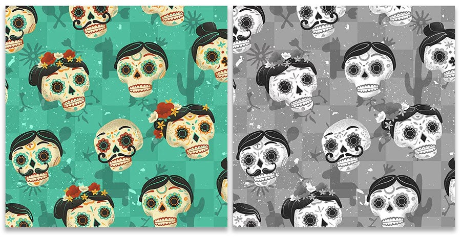 skull pattern