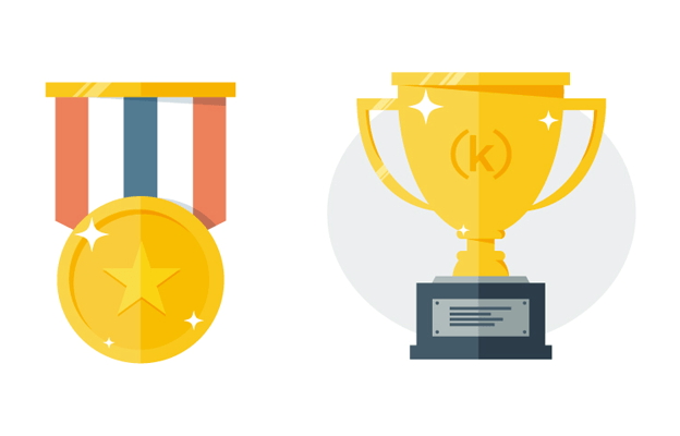 Trophy and medal icons