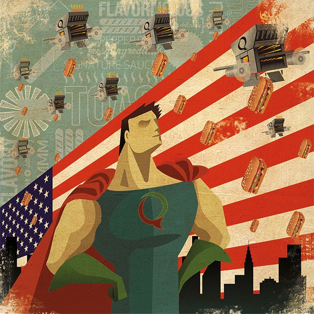 Quiznos superheroes