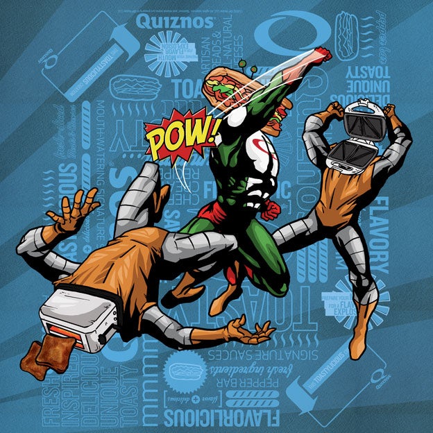 Quiznos comic book