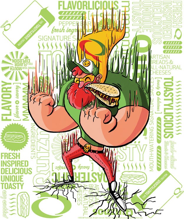 Quiznos superheroes