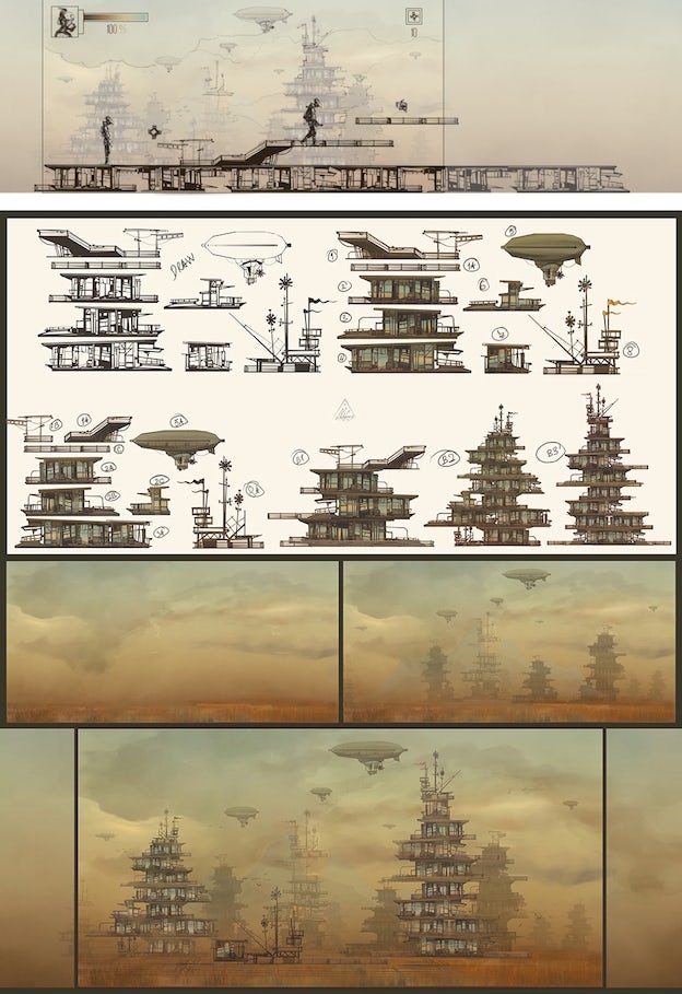 futuristic landscape