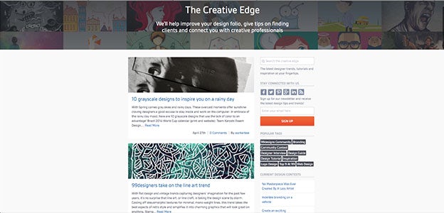 Main Blog Page