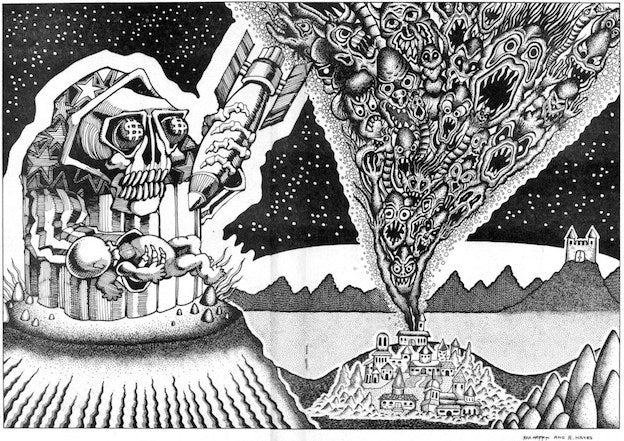 Rick Griffin psychedelic poster design