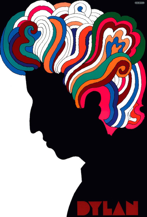 Milton Glaser's Bob Dylan poster
