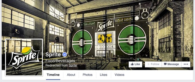 Facebook profile picture example