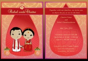 Invitation de mariage