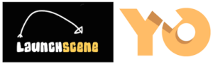 Logos de Launch Scene et YO Media