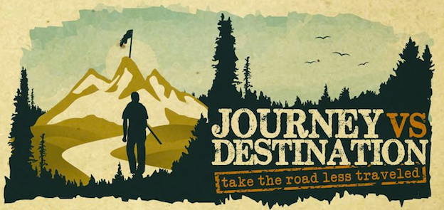 Logo-Design Journey vs Destination von lynzee.artajo