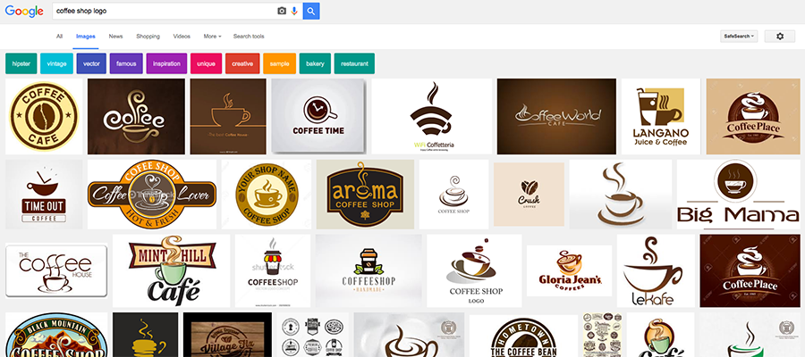 logotipos genéricos de café