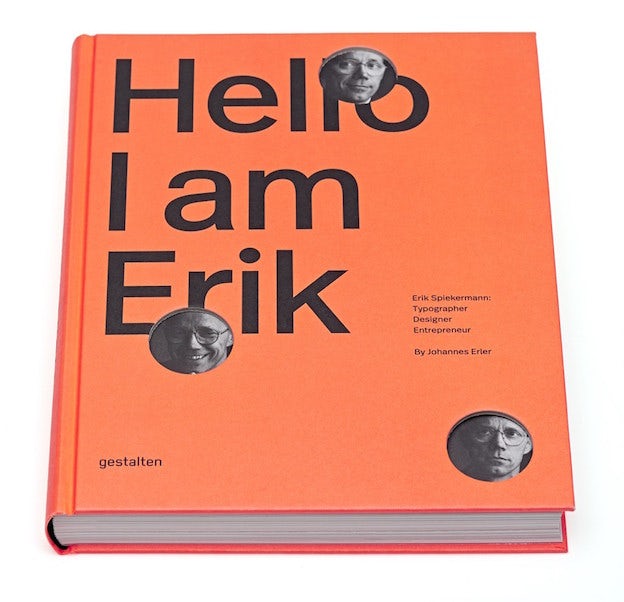 Graphic Design Book: Hello, I am Erik, by Johannes Erier