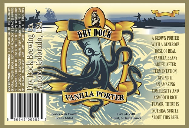 Dry Dock Bier-Etikett