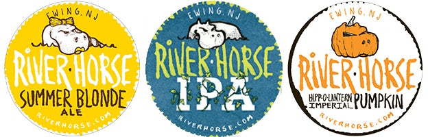 River Horse Etiketten