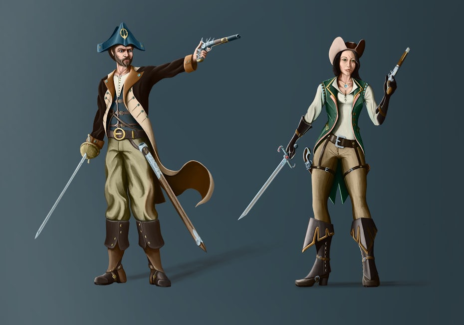 30 piratenfiguren