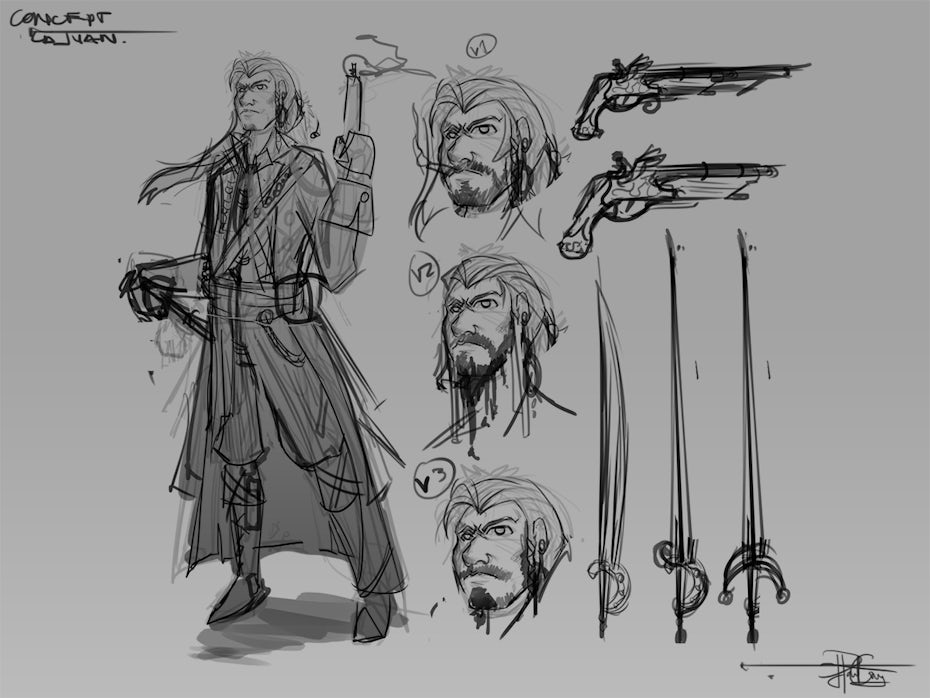 31 piraten scribble