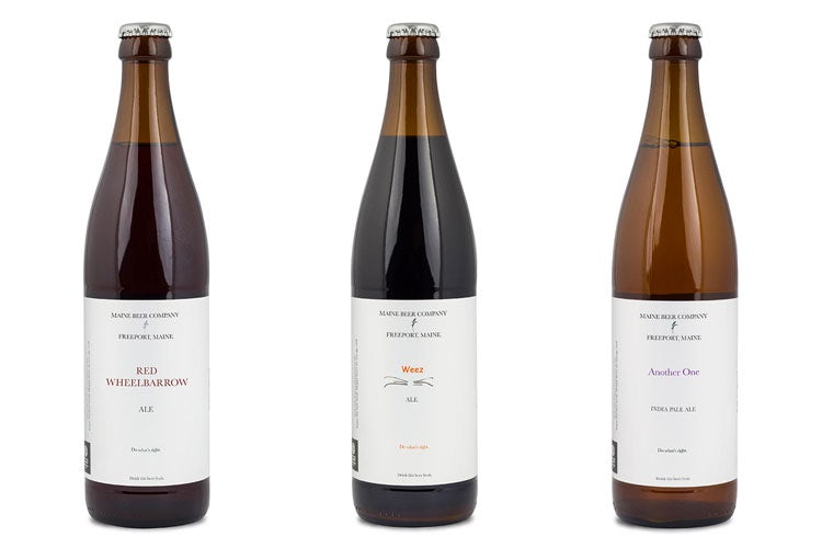 Maine Beer Co bottle design